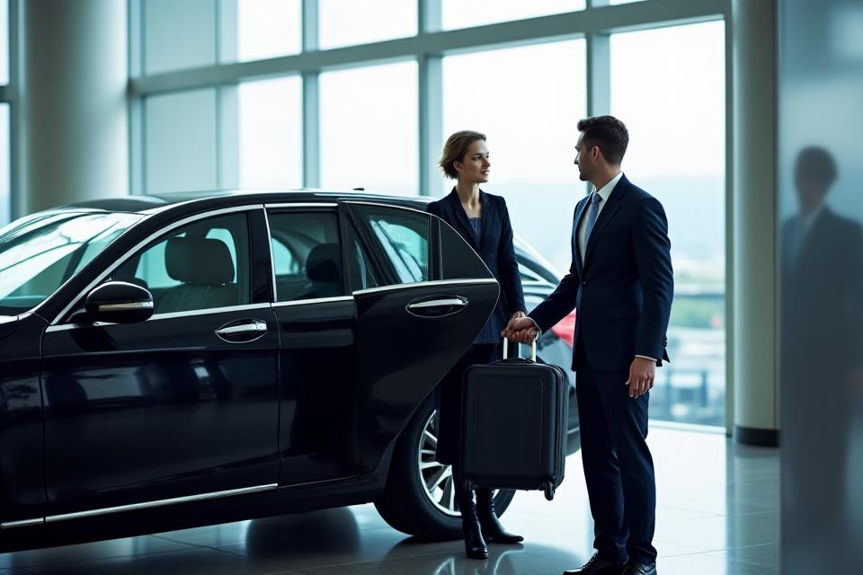 Professional airport transfer and chauffeur service
