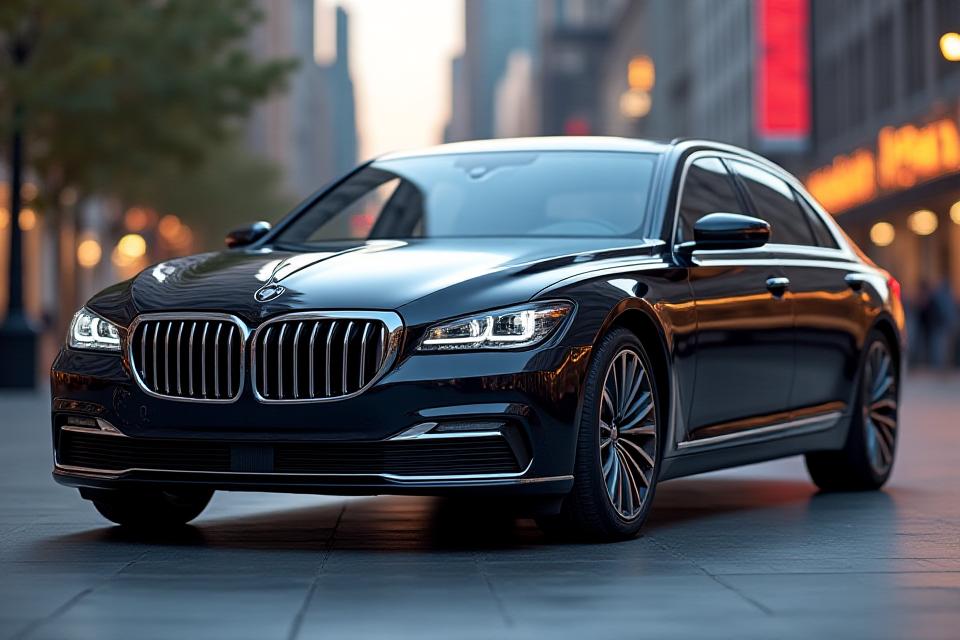 Corporate executive sedan for business travel
